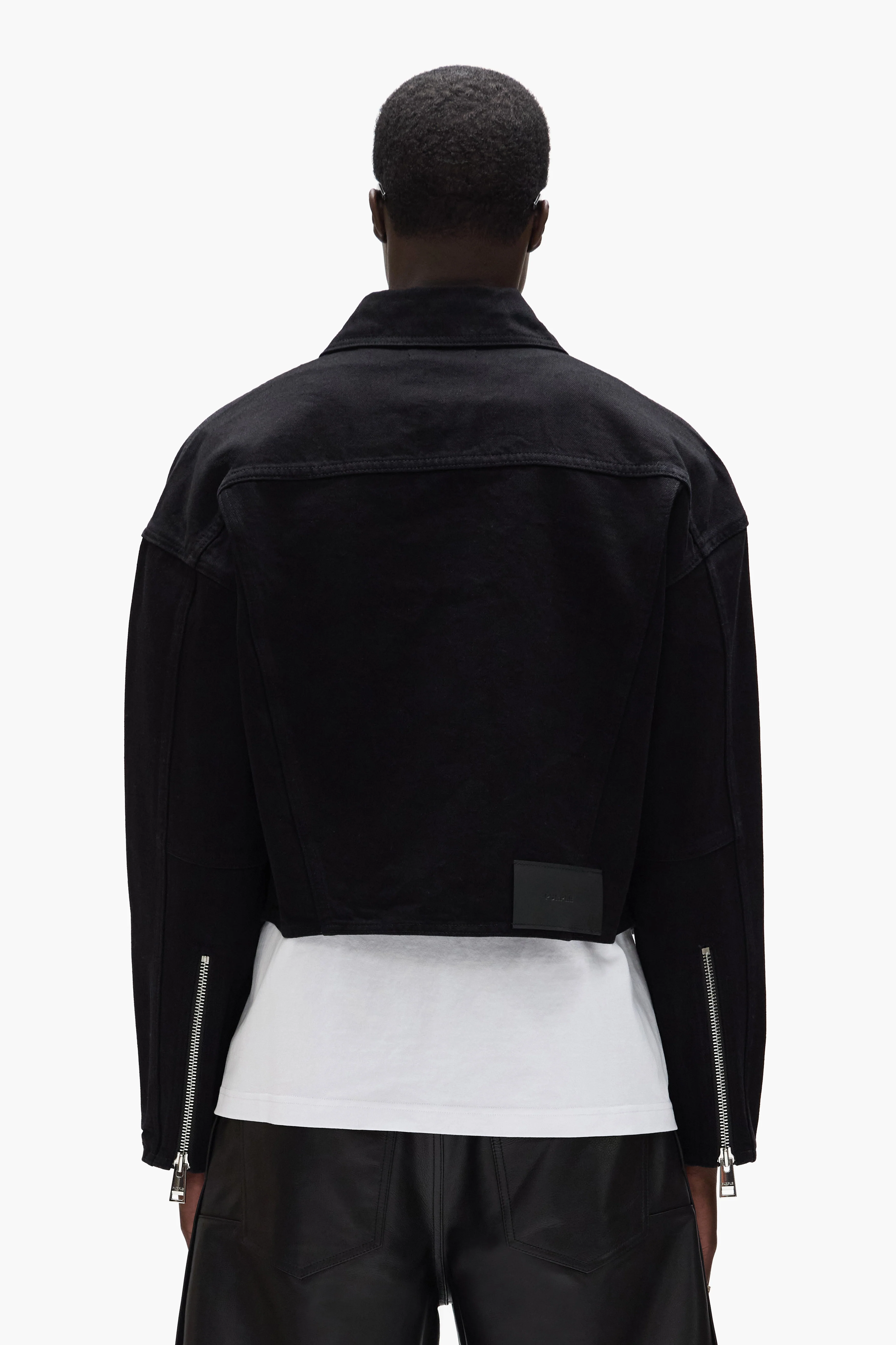Cropped Carpenter Jacket - Image 3