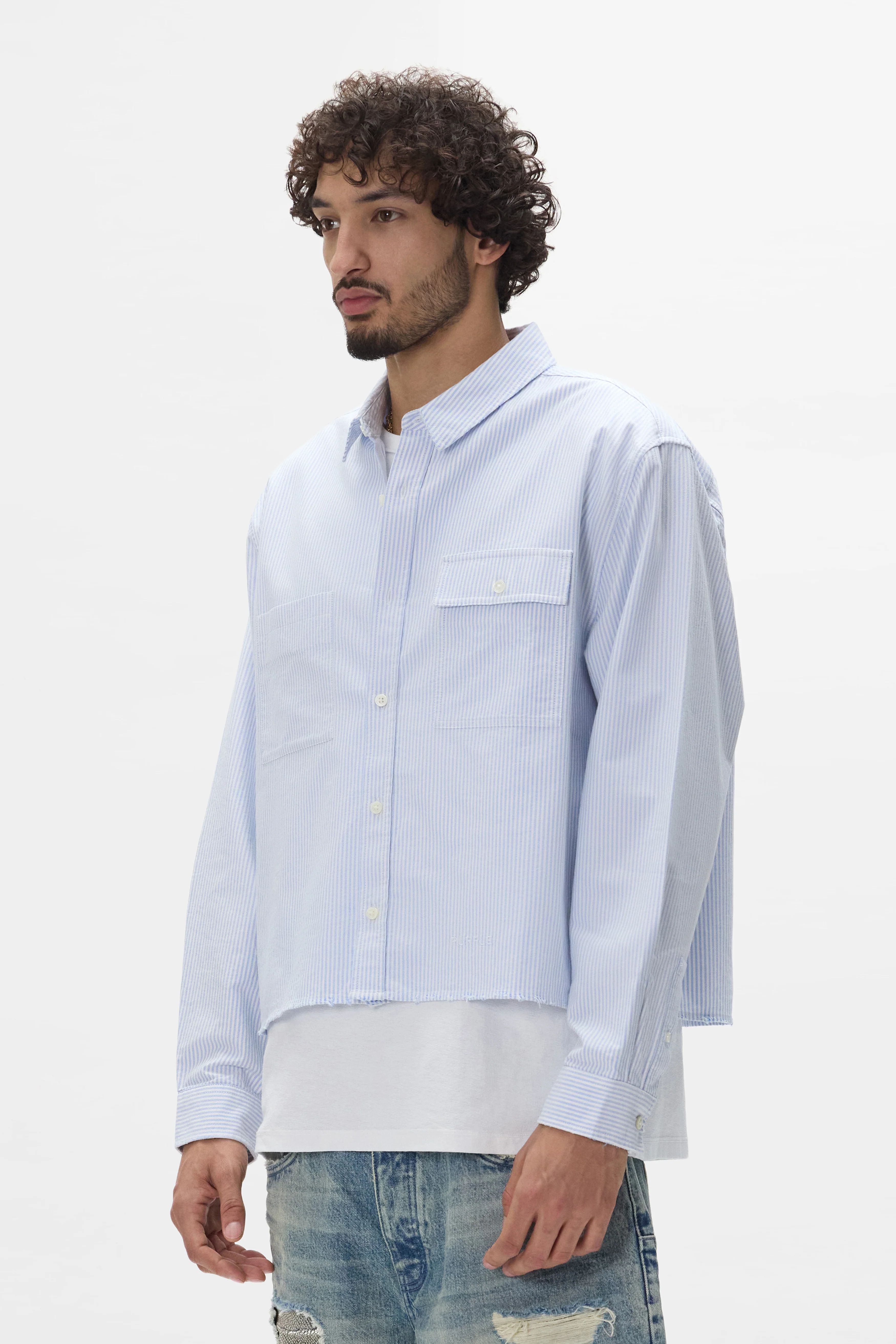 Cropped Poplin Shirt - Image 2