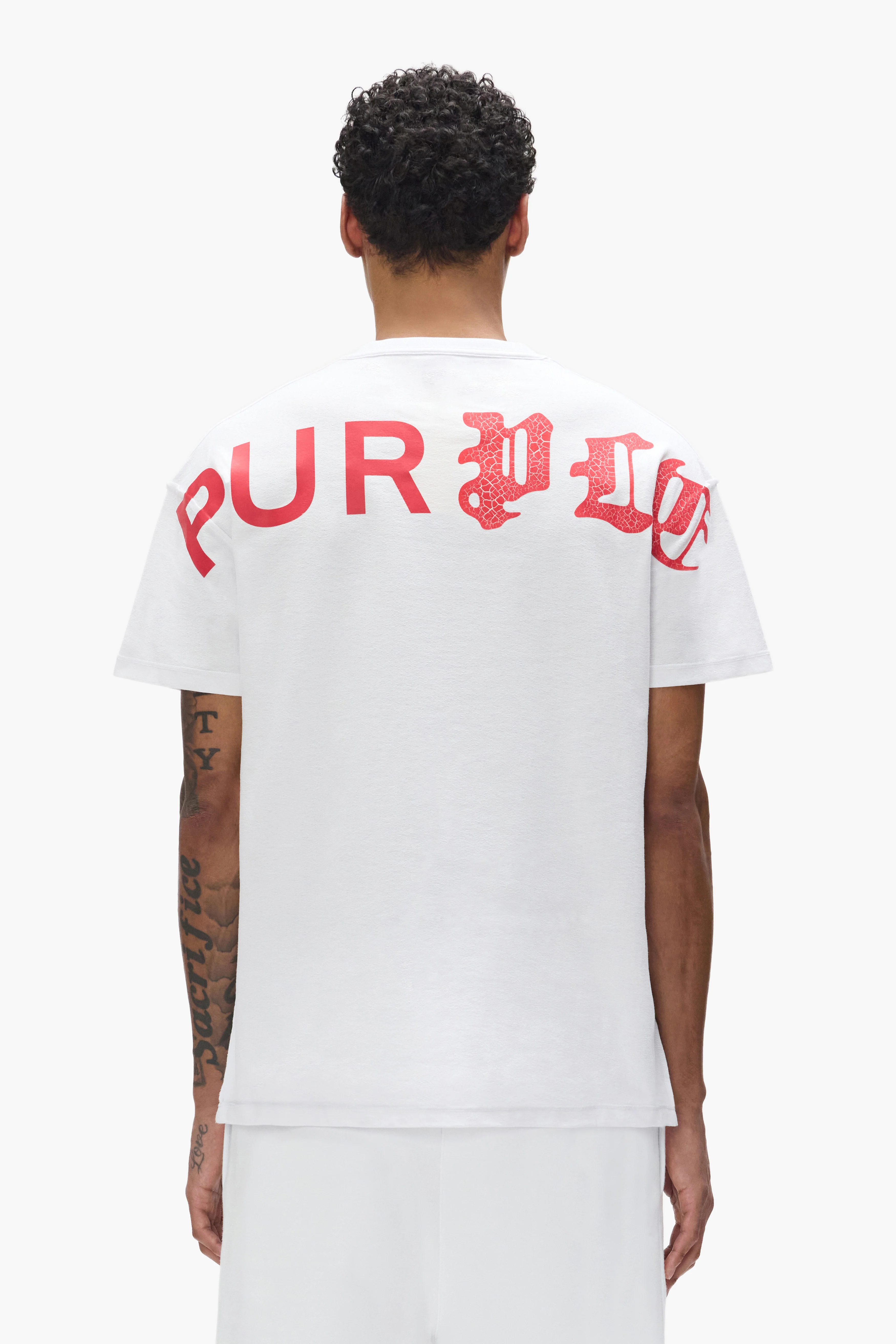 Half & Half Wordmark Tee - Image 3
