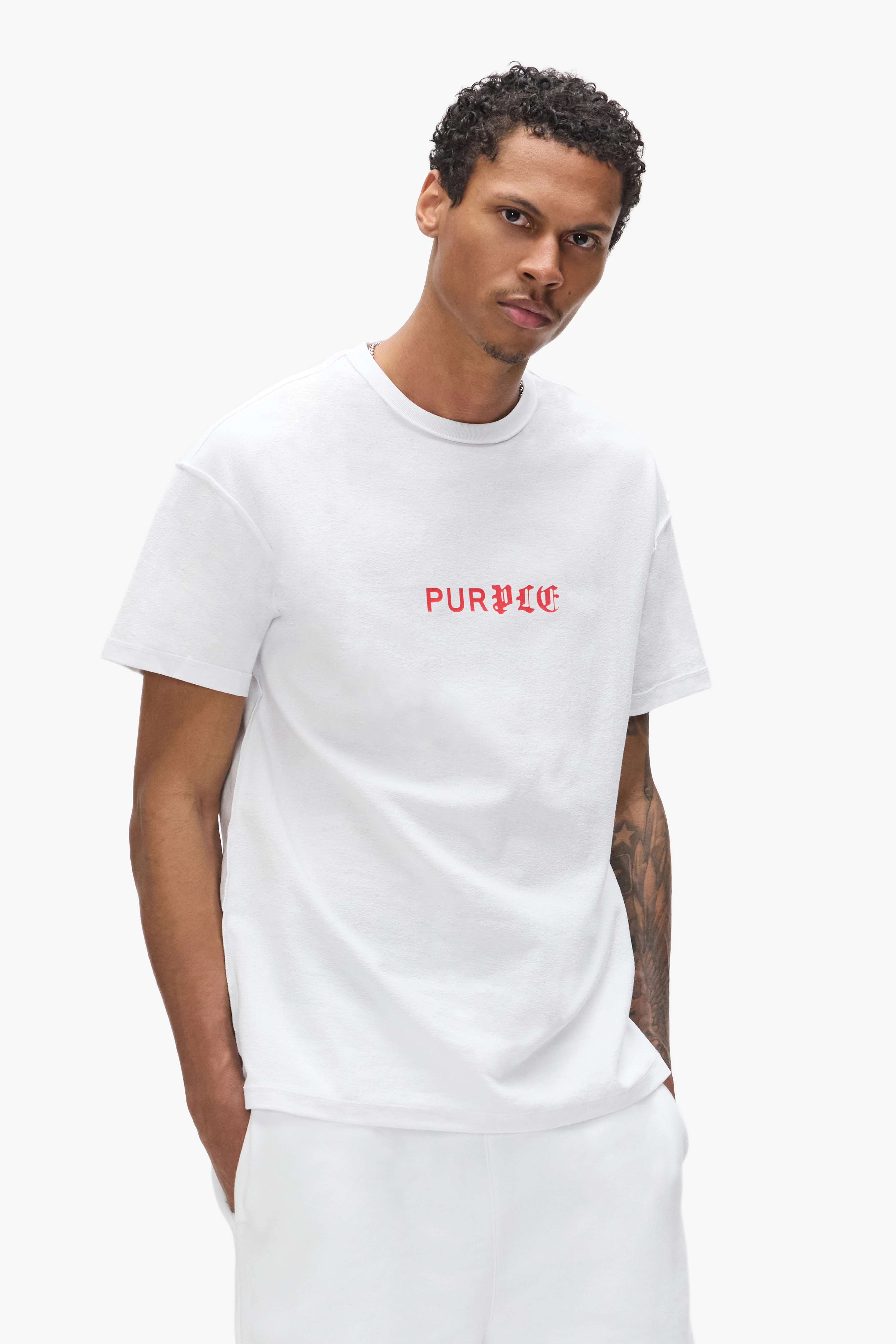 Half & Half Wordmark Tee - Image 5