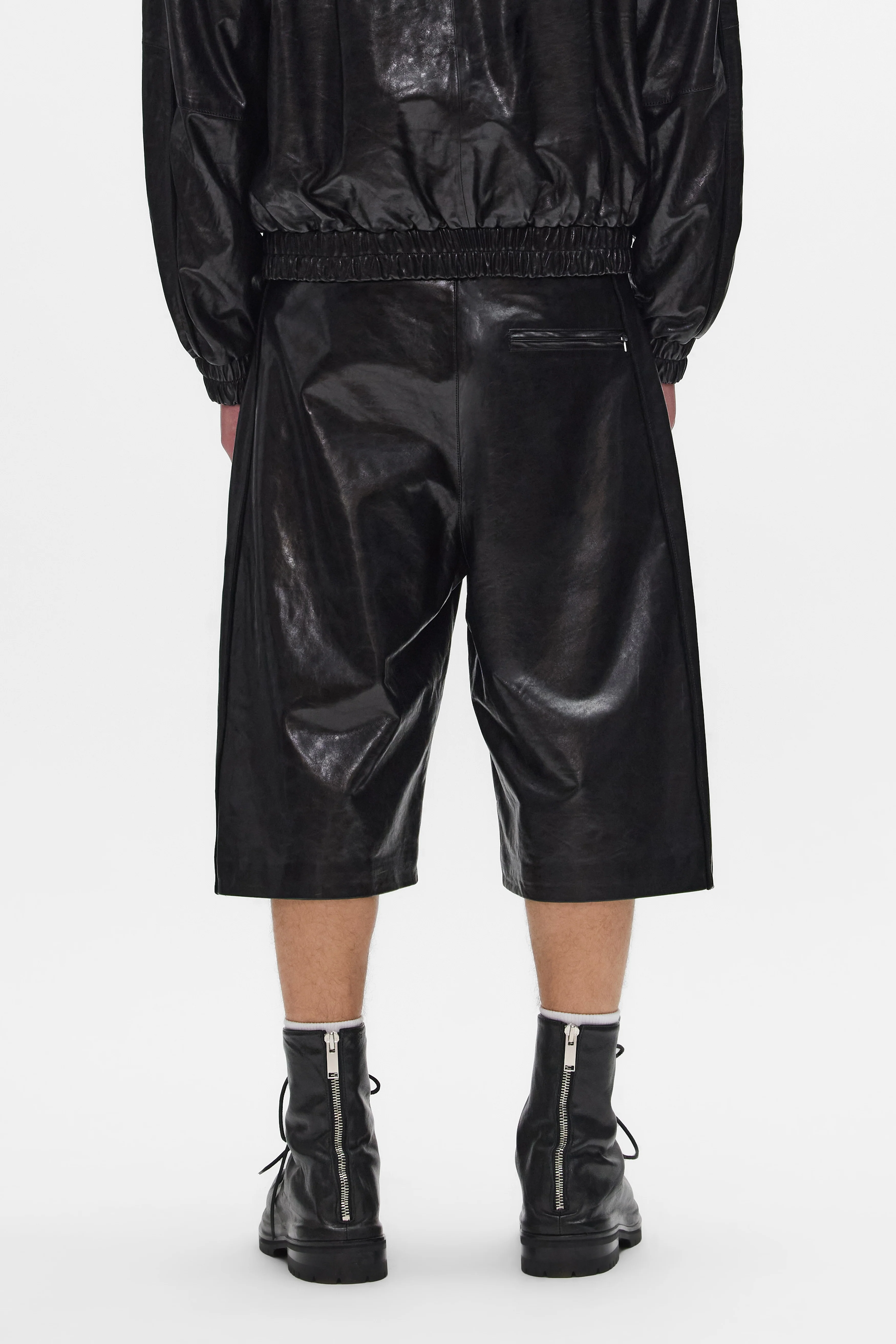 Leather Track Short - Image 2
