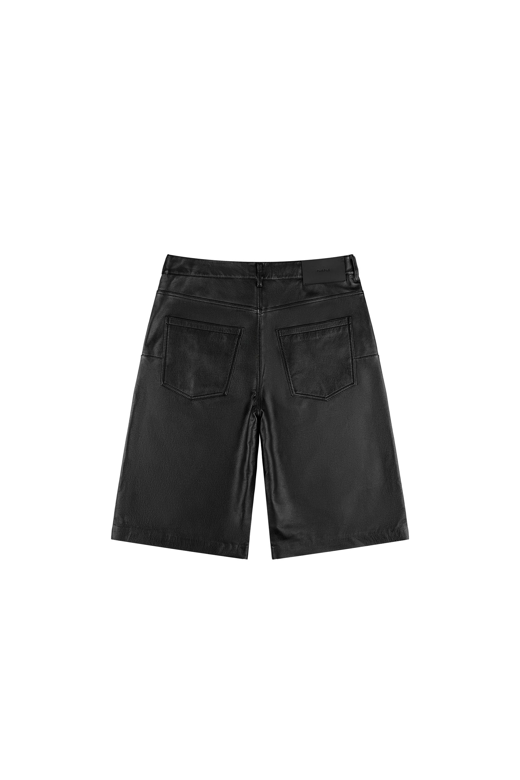 Leather Track Short - Image 2