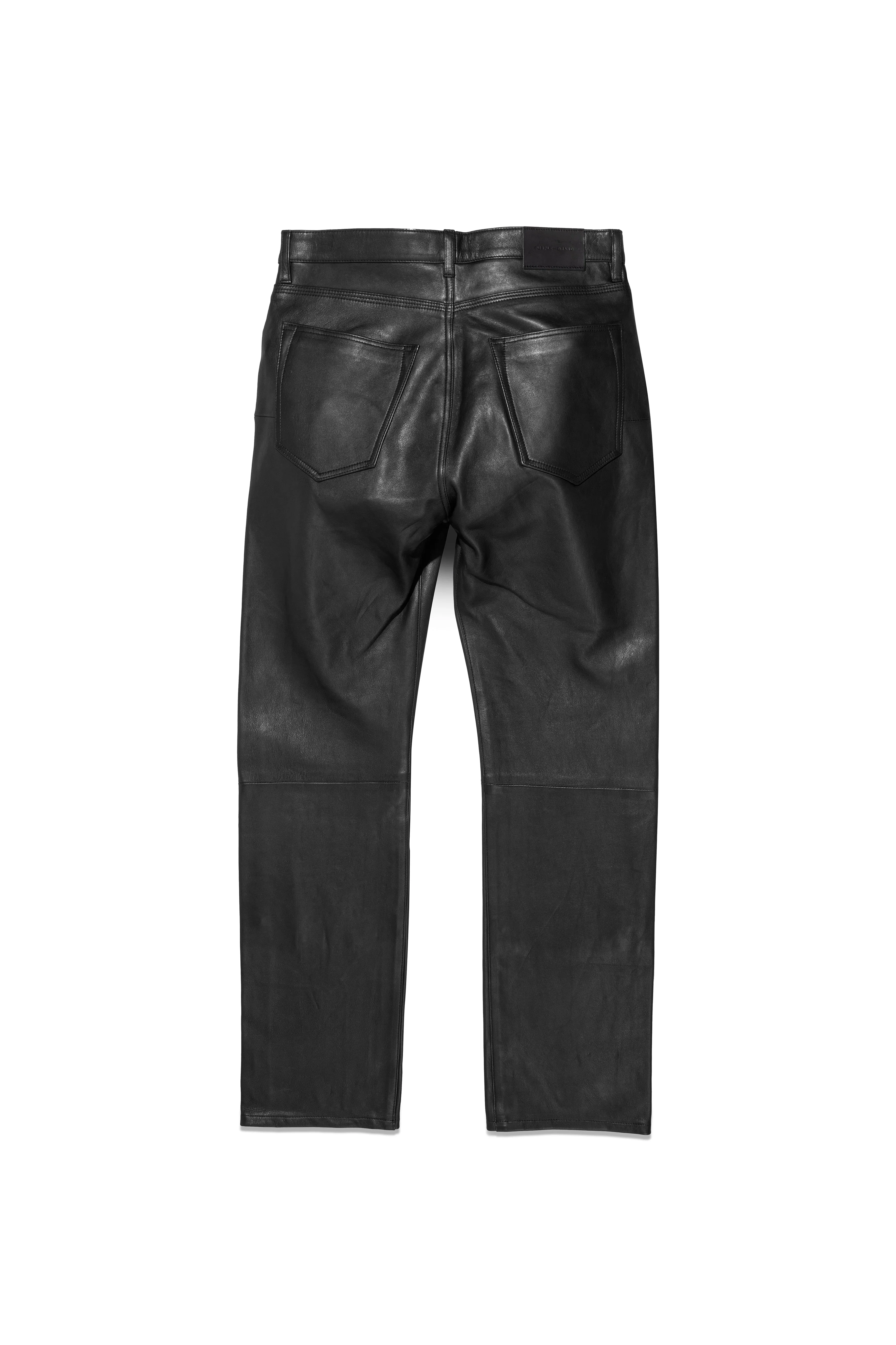 P011 MID RISE STRAIGHT LEG - Black Beauty Dye Through - Image 4