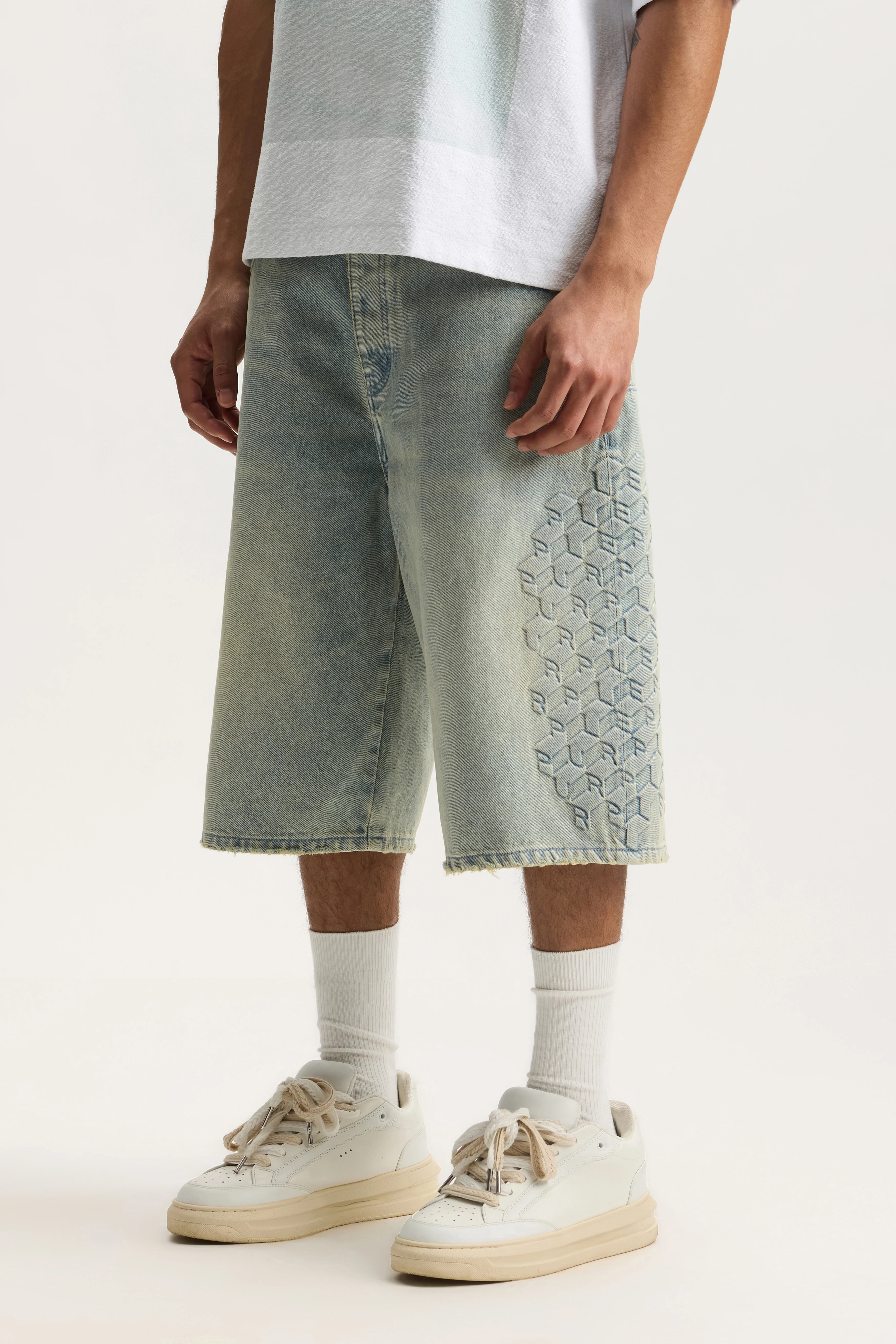 P070 Monogram Embossed Short - Image 3