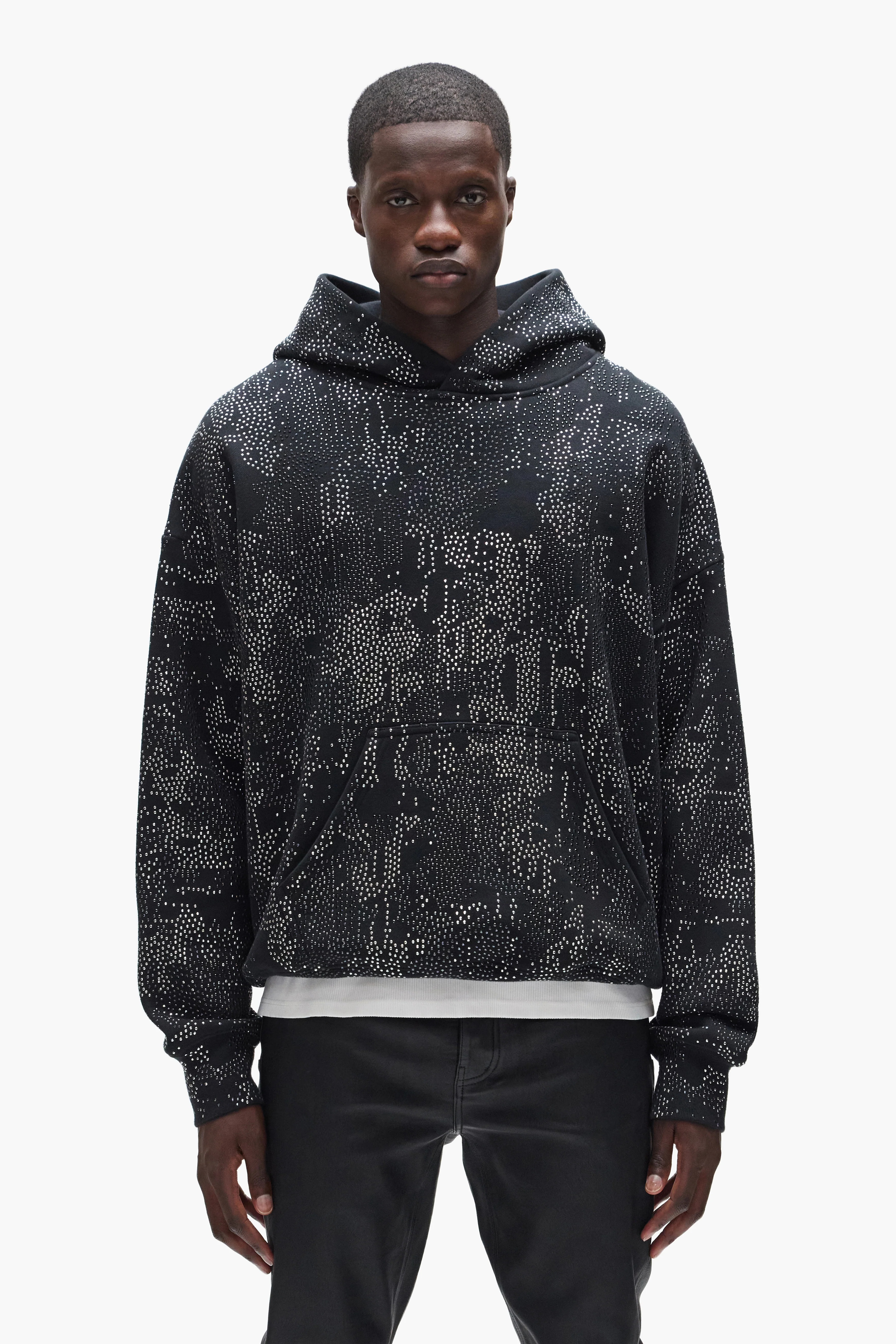 Studded Camo Hoodie