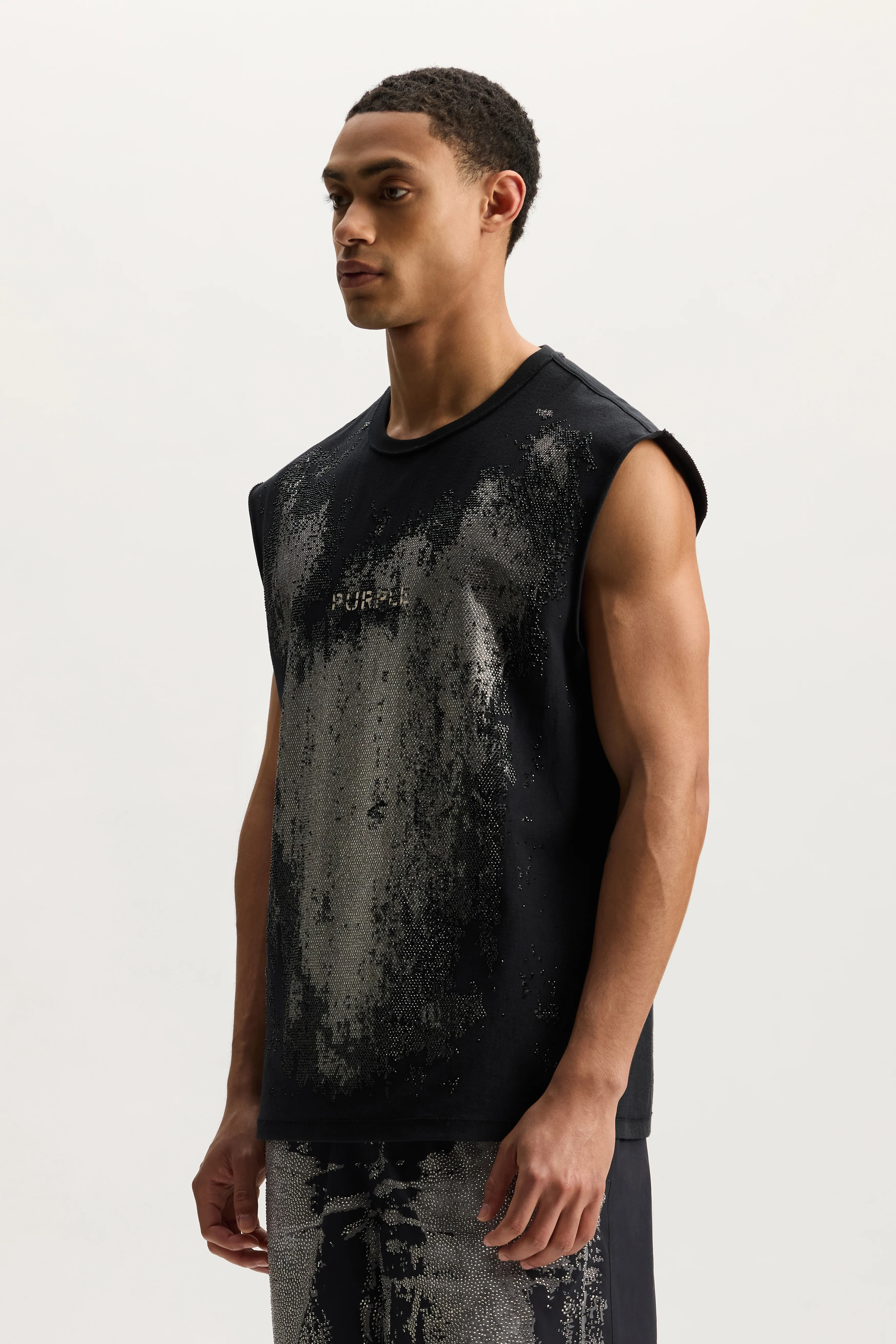 Worn Crystals Tank Top - Image 3