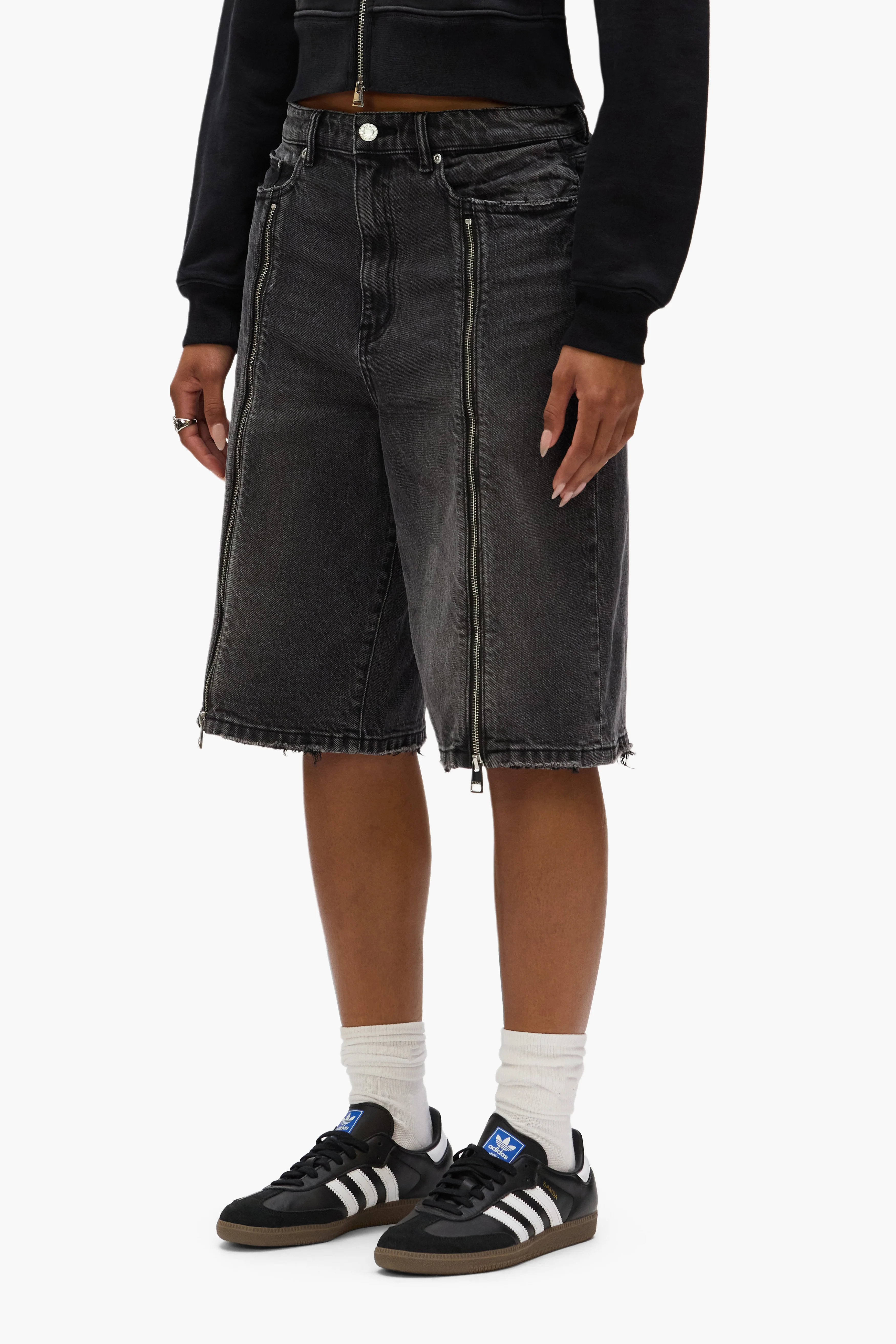 Zip Denim Short - Image 3